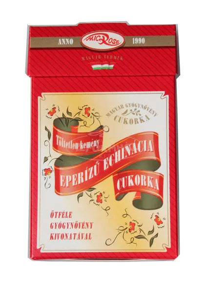 Eperízű Echinácia cukorka -5féle gyógynövény kiv -75g