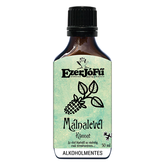 EzerJóFű -Málnalevél alkoholmentes kivonat(50ml)